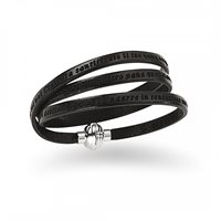 Bracciale Amen Donna Padre Nostro in Pelle PNIT02-57